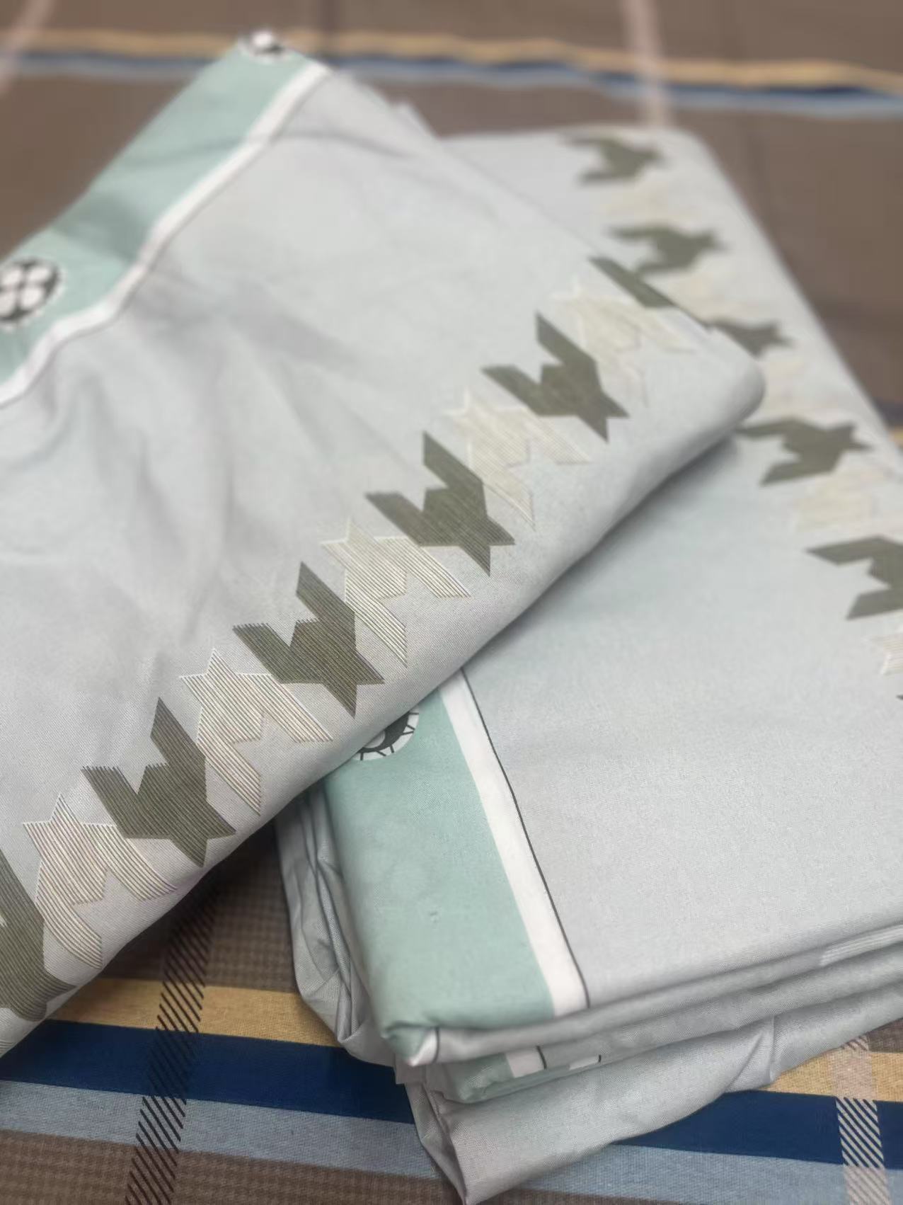 壹号链接床单被罩被套夏凉被凉席三件套