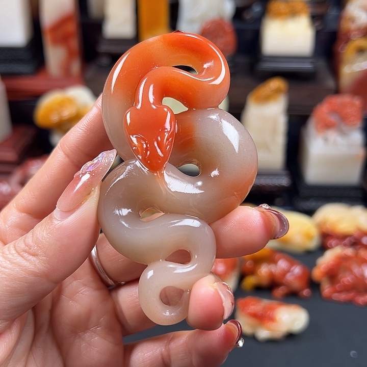 寿山石老性芙蓉石