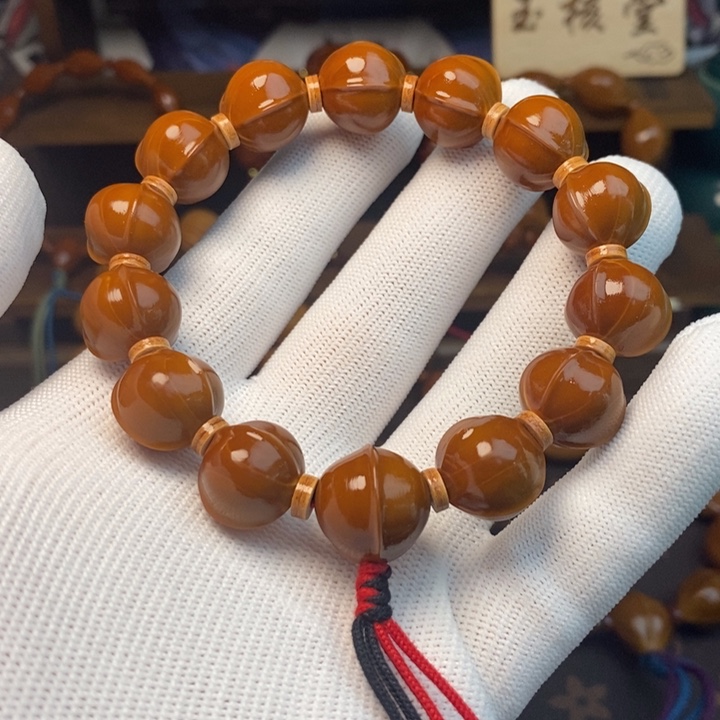 手串/手链橄榄核1.5正圆鲨鱼背
