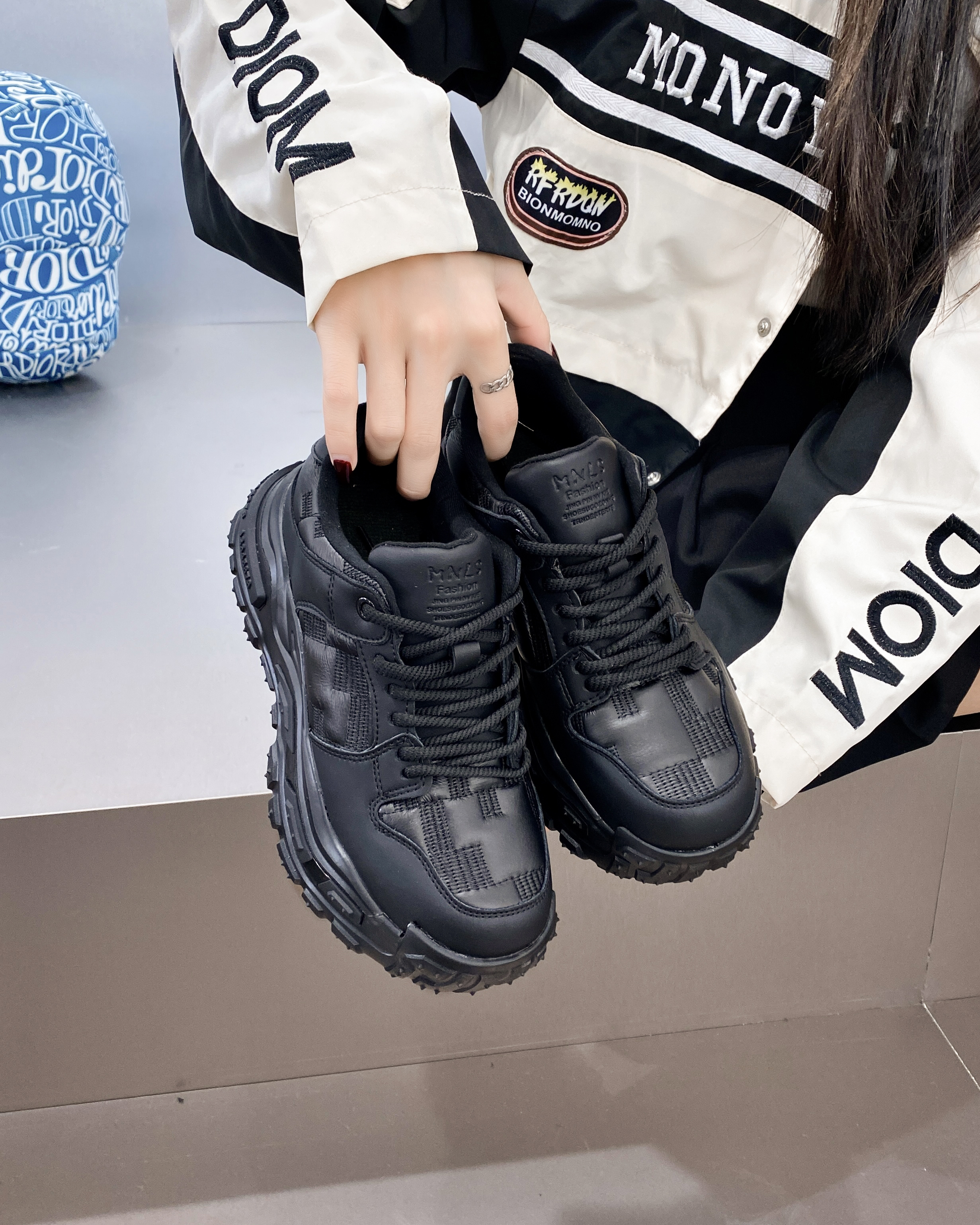 2025高货清仓潮牌老爹鞋欧货厚底休闲鞋小众设计师款5002-2F