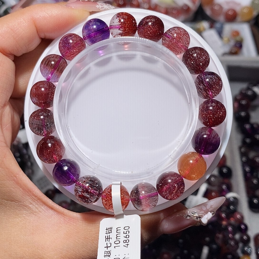 水晶手链未镶嵌彩超七