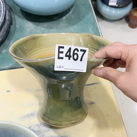 红陶景德镇手工制作花盆-