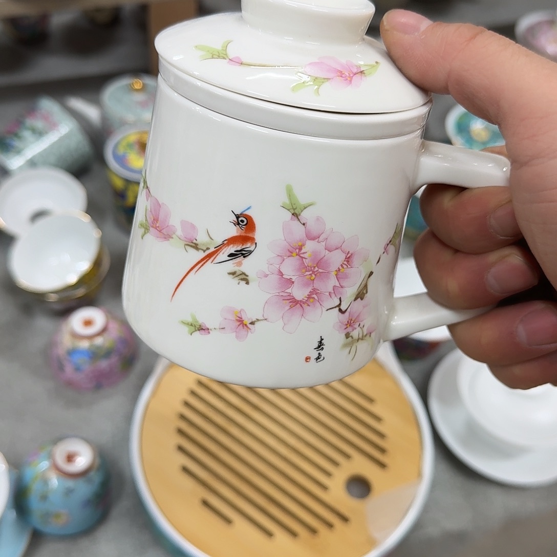 处理办公杯一个陶瓷