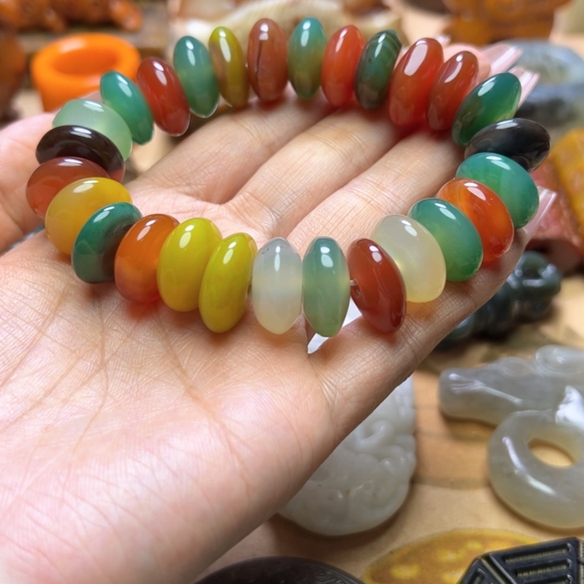 【闪购商品】玛瑙/玉髓颈饰未镶嵌