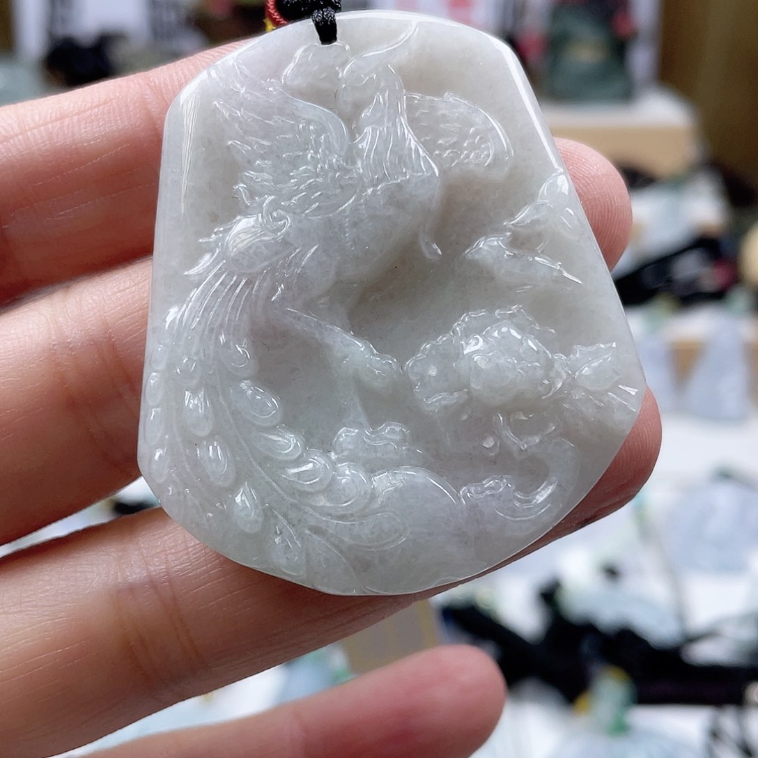 翡翠颈饰未镶嵌0507挂件