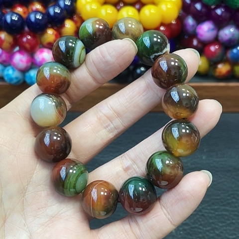 玛瑙未镶嵌手饰黑凤凰盐源16