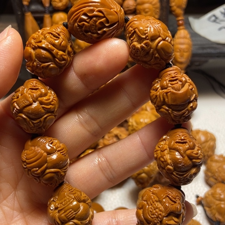 【闪购商品】橄榄核手串/手链八方财神