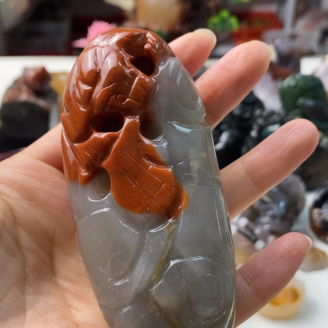 玛瑙/玉髓未镶嵌颈饰