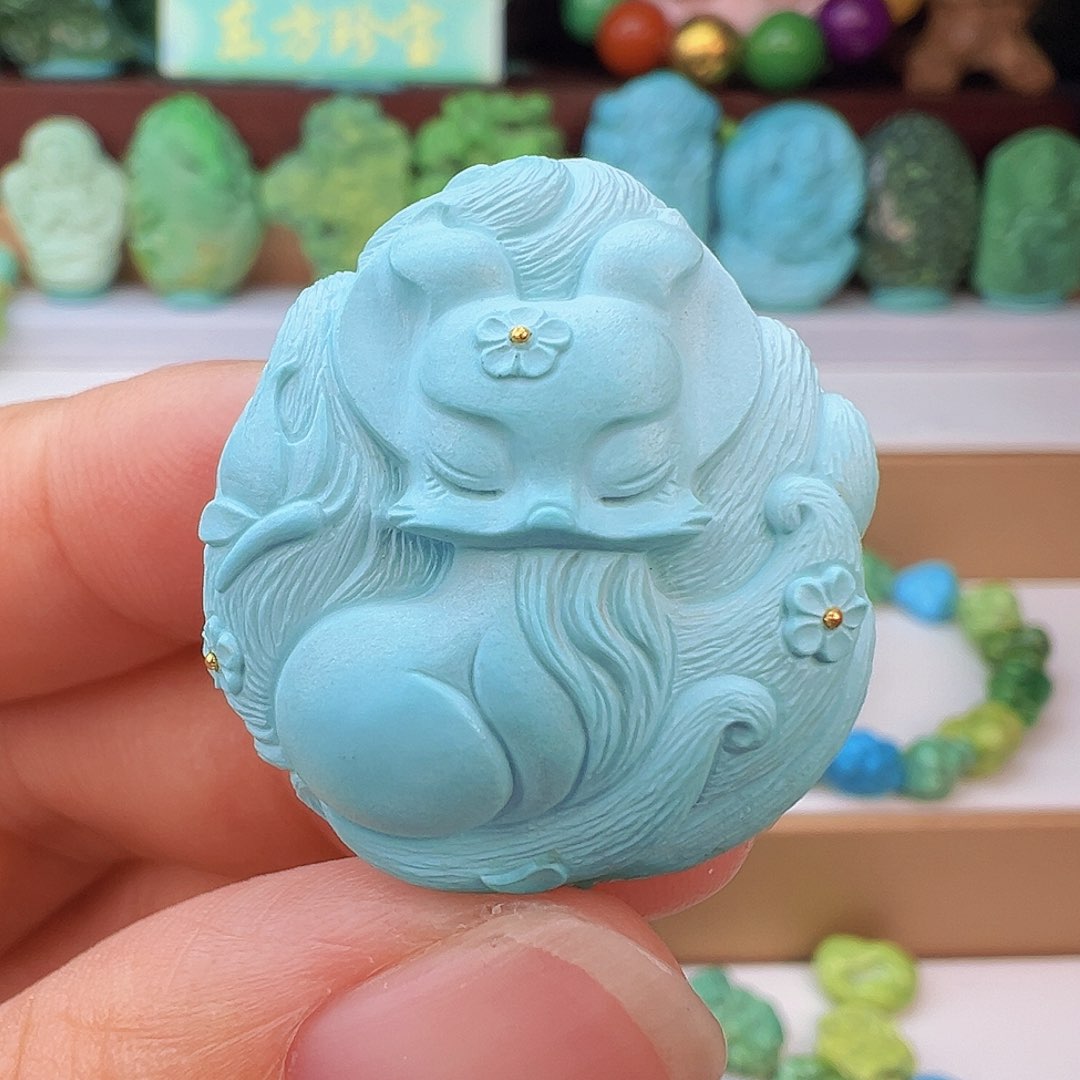 未镶嵌绿松石项链