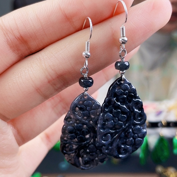 翡翠耳饰未镶嵌饰品