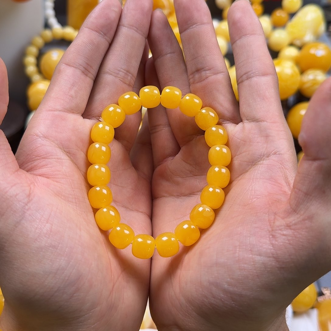 蜜蜡珠宝奇石未镶嵌同料老型11mm