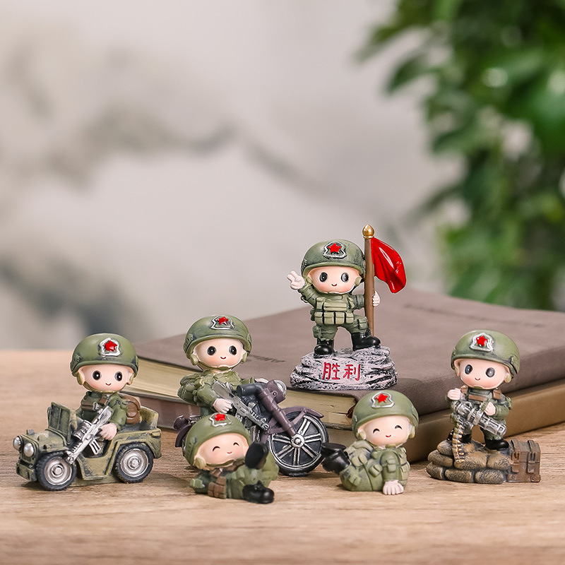 2024新品家居特种兵树脂摆件创意礼品兵哥哥玄关办公室玄关装饰品
