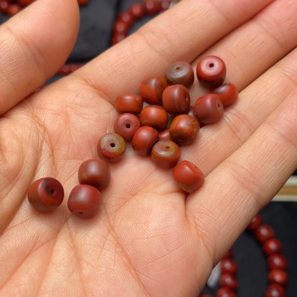 【闪购商品】南红玛瑙单珠8多样性发1未镶嵌