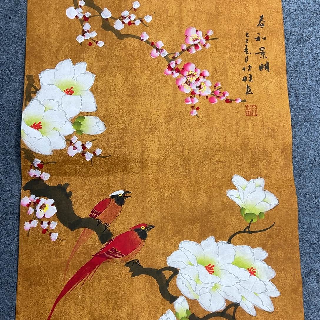 国画纯手绘作品图