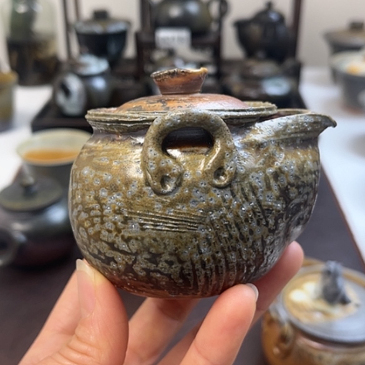 【闪购商品】九**火柴烧茶具柴烧宝瓶