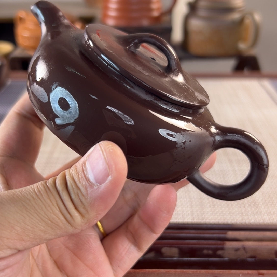 紫砂微瑕茶壶无礼盒款