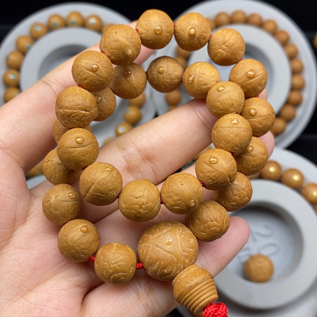 凤眼菩提手串11.5+新籽素手持