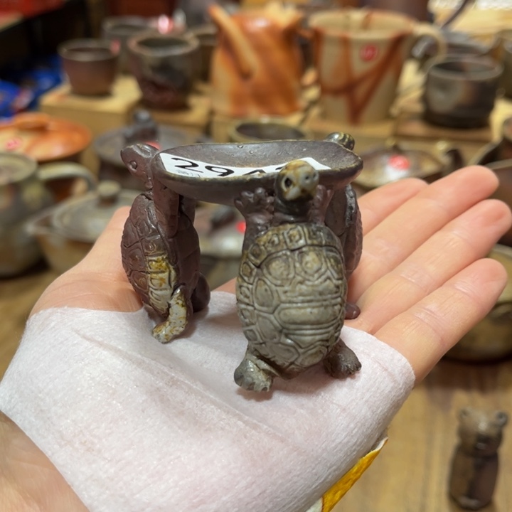 龙龟盖置茶具备前