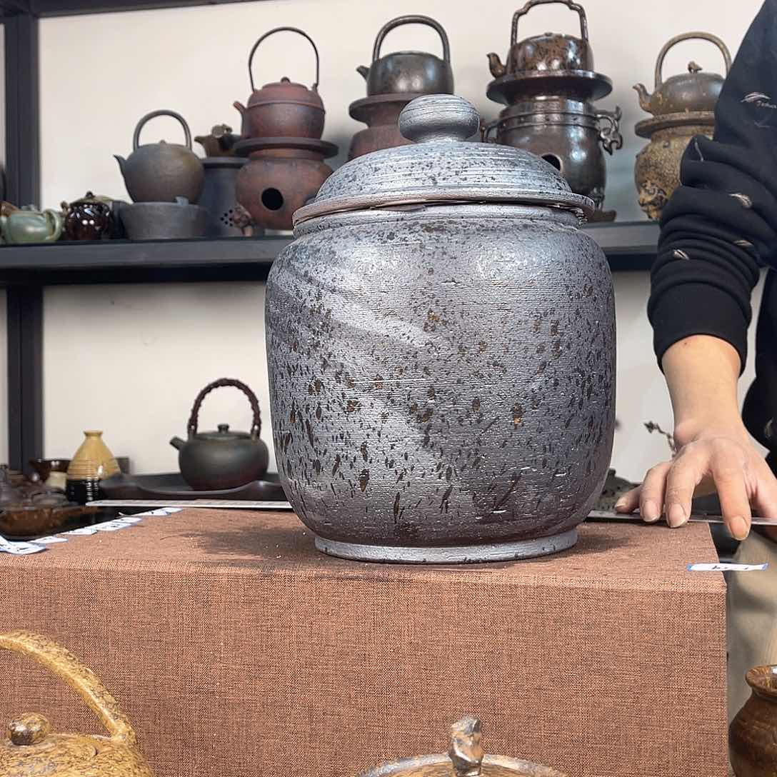 紫泥茶壶紫砂粗陶茶器