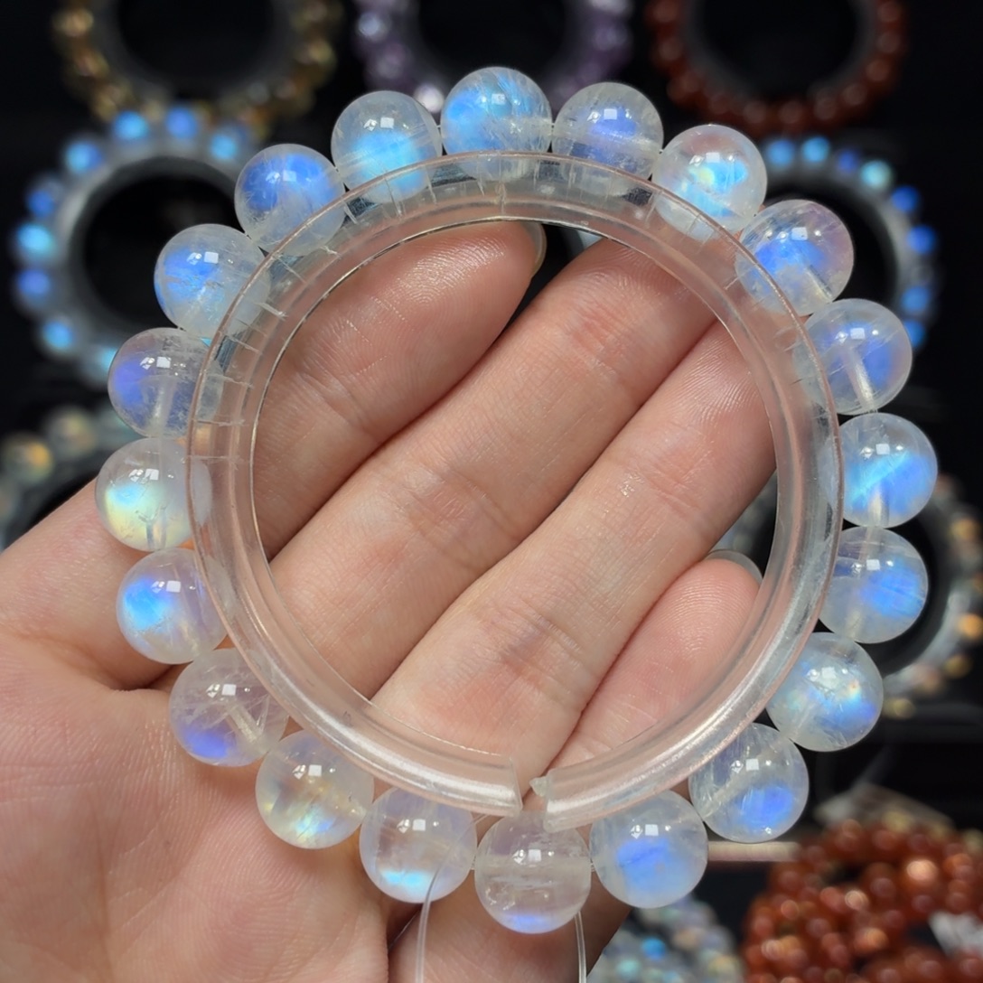 月光石未镶嵌手链SC4787#9.5mm