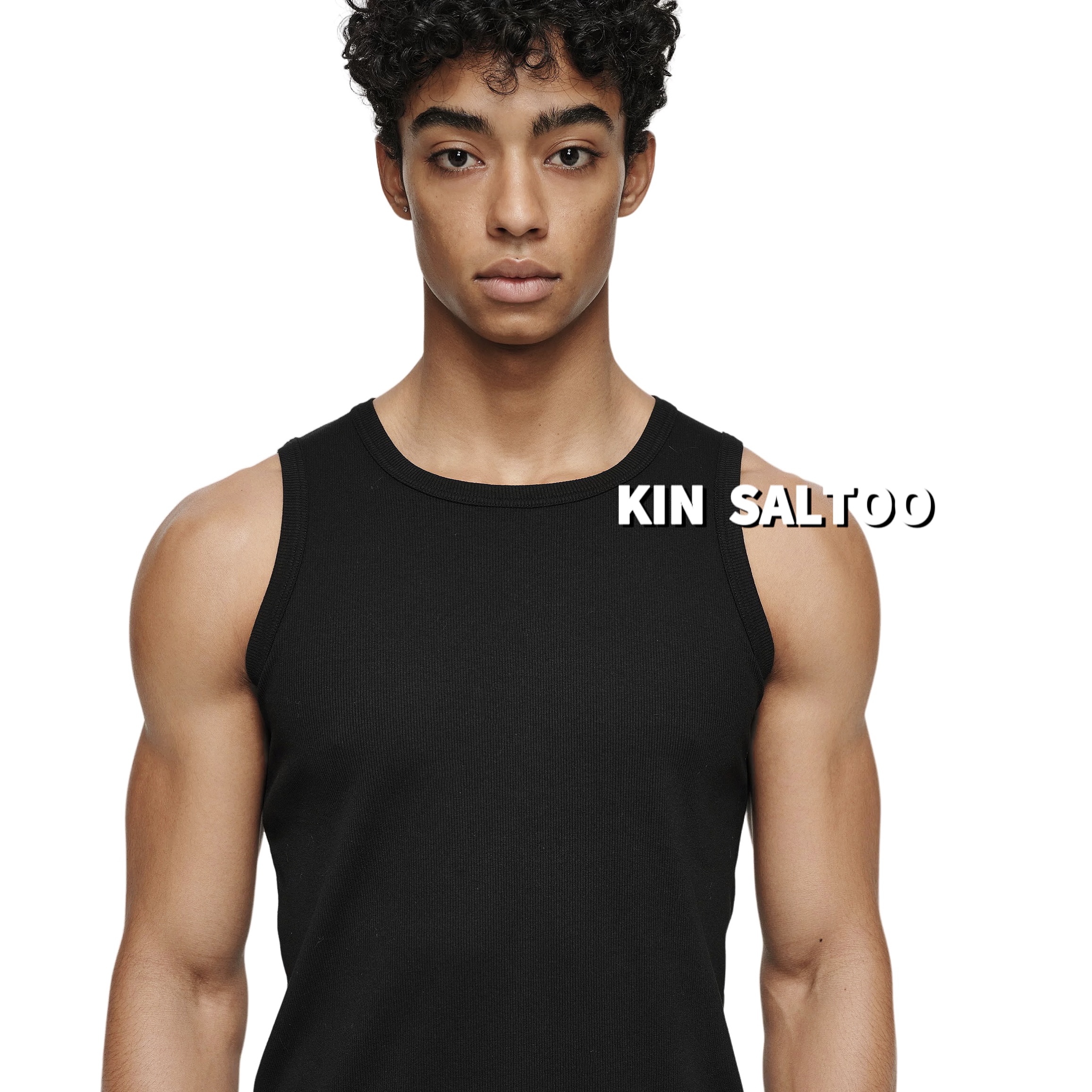 KIN SALTOO “400G”街头重磅螺纹运动健身打底背心