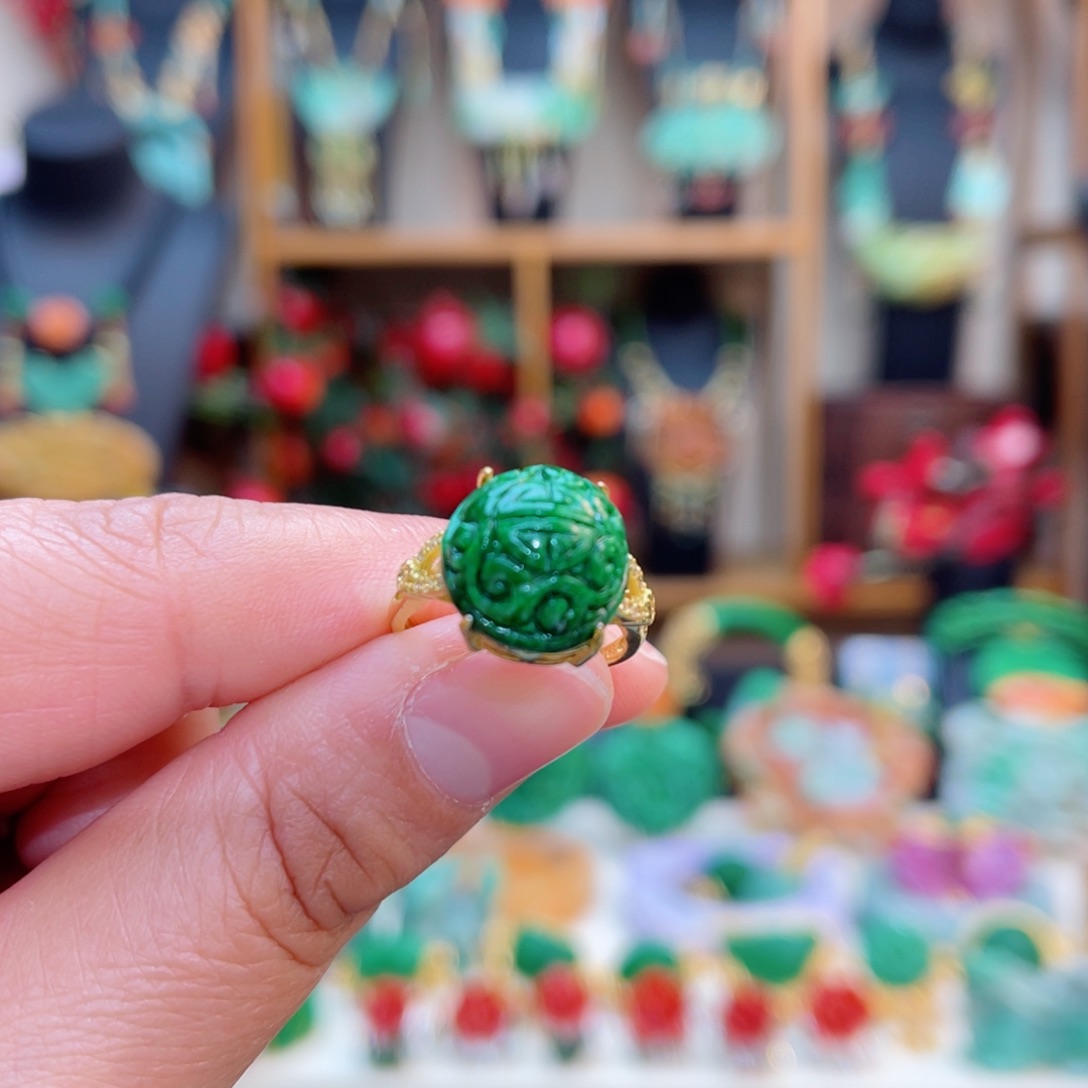 翡翠戒指合金48小时鉴赏期