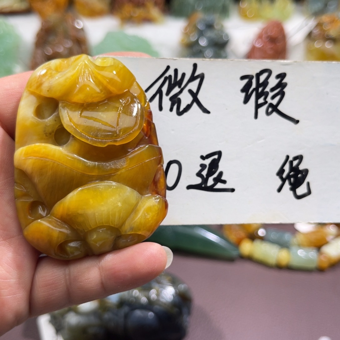 未镶嵌蛇纹石玉颈饰