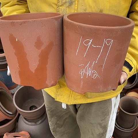 紫砂中国李新紫砂花盆，