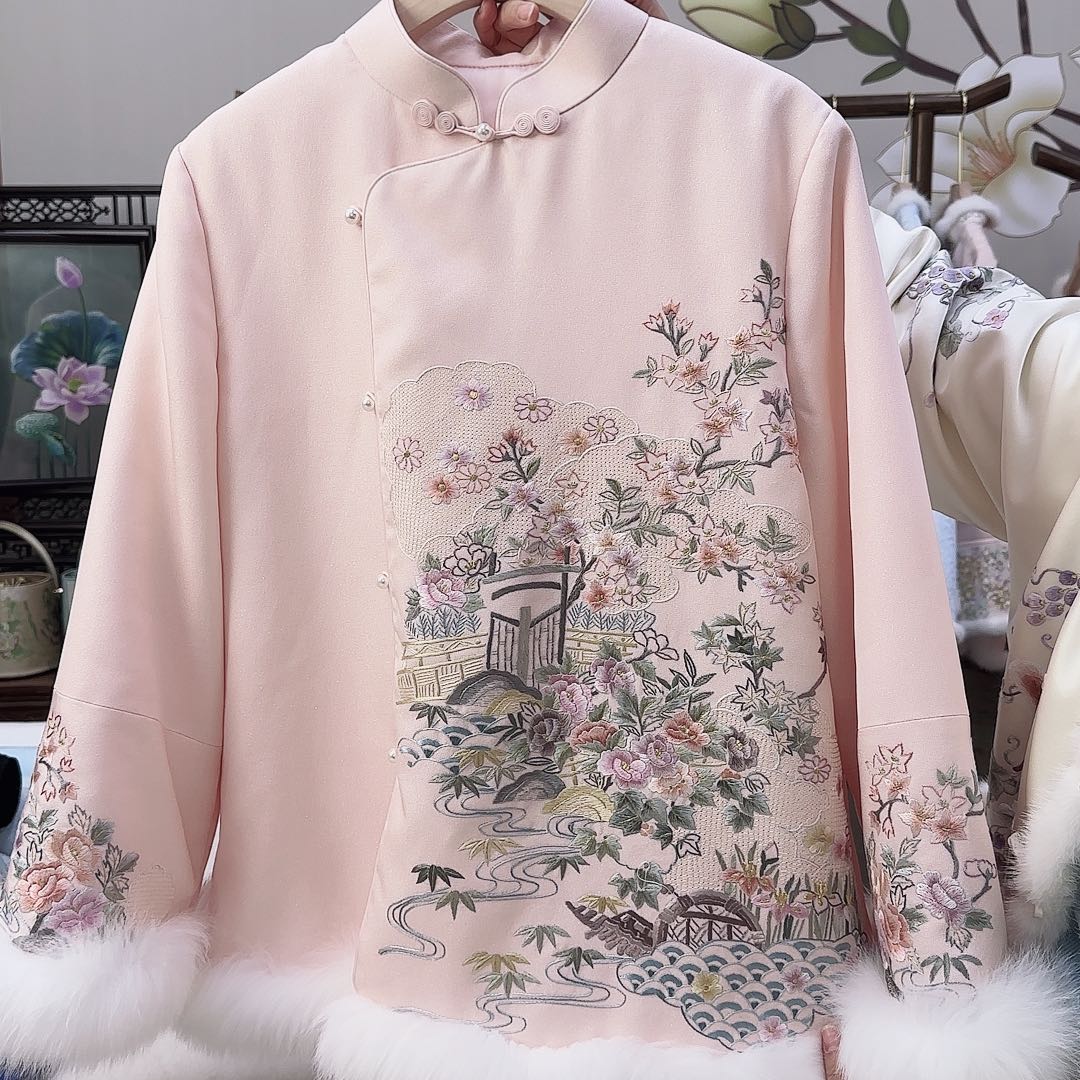 刺绣13苏绣棉服胸围106