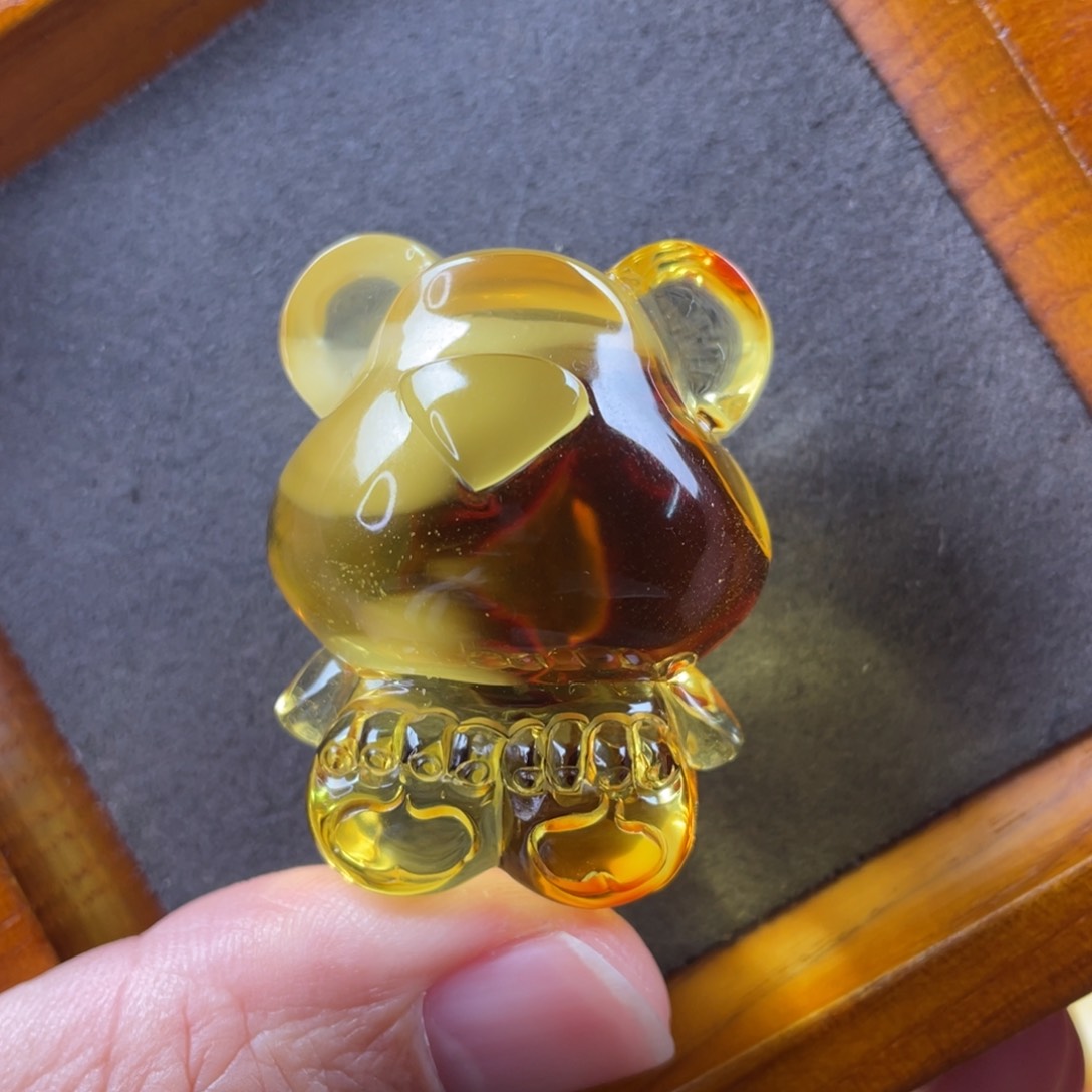 琥珀颈饰未镶嵌蜜蜡吊坠