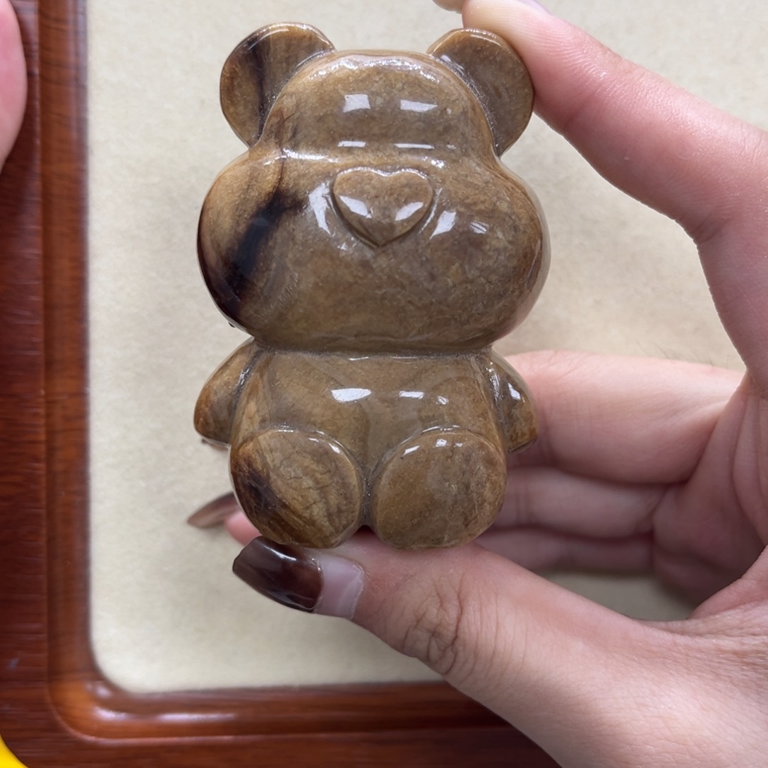 琥珀未镶嵌裸石天然琥珀根珀大熊