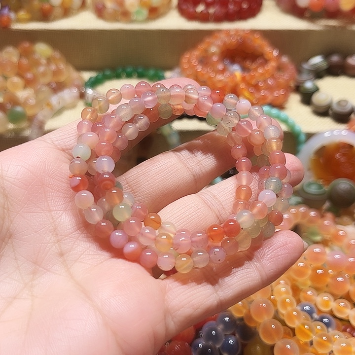 玛瑙/玉髓未镶嵌手链