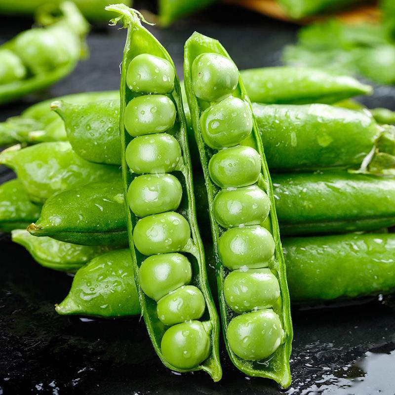 【精选】云南豌豆新鲜带壳豌豆荚新鲜带壳豌豆荚3/5/9斤包邮