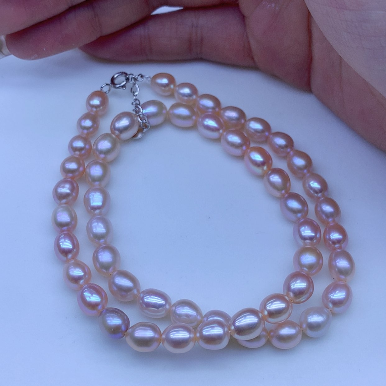 【闪购商品】淡水珍珠颈饰银S925镶嵌