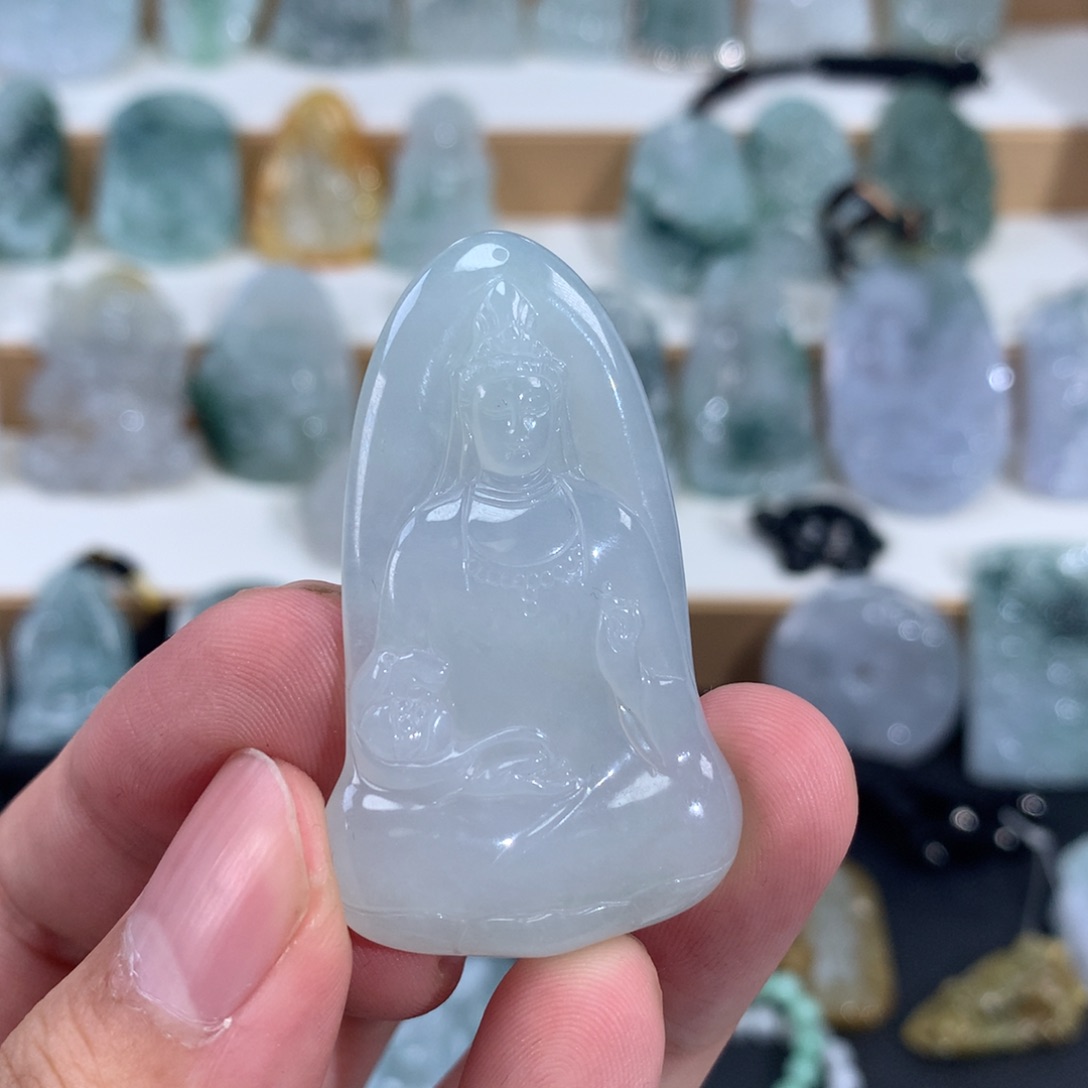 广***马翡翠未镶嵌吊坠(不含链)