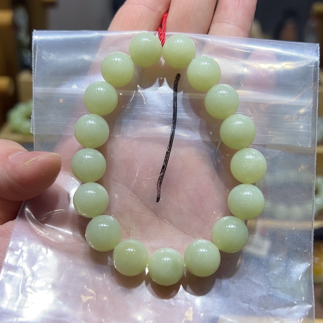 项圈未镶嵌和田玉迪格兰圆珠卡12