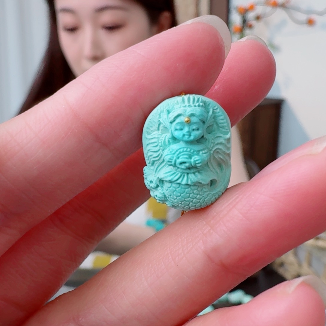 未镶嵌绿松石珠宝奇石