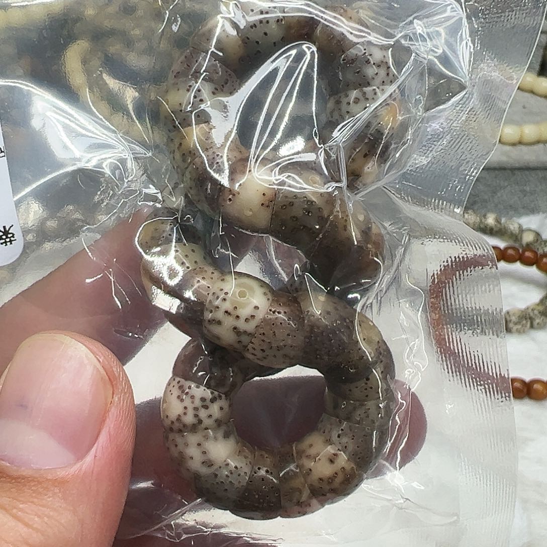 星月菩提手串180火烧云星月菩提单圈大肠1.0