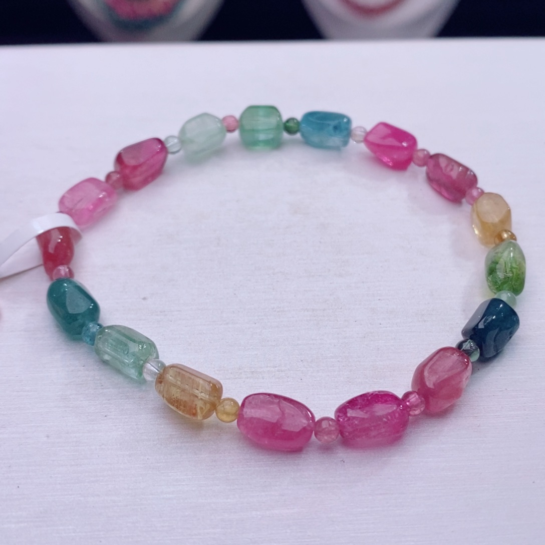 未镶嵌手链碧玺碧玺A手链