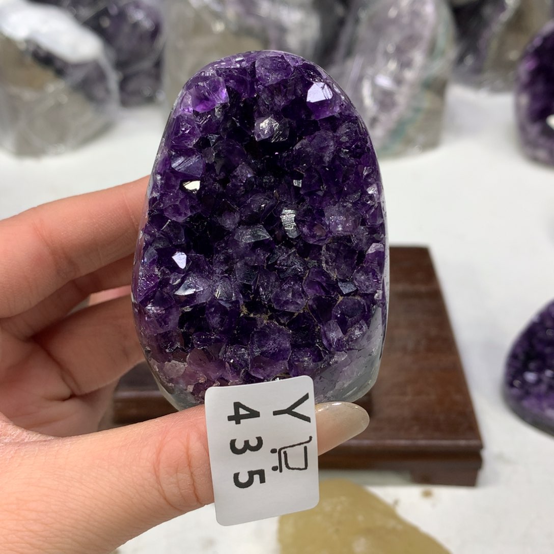 紫晶摆件未镶嵌水晶