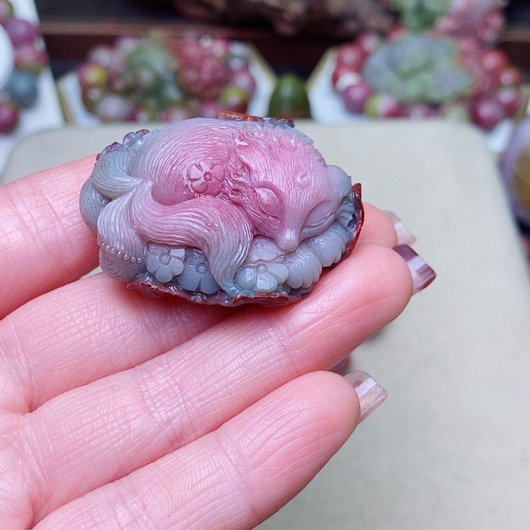 玛瑙/玉髓珠宝奇石未镶嵌蓝*盐源玛瑙定制