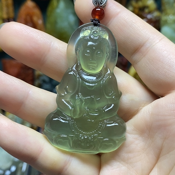 未镶嵌岫玉吊坠(赠链)