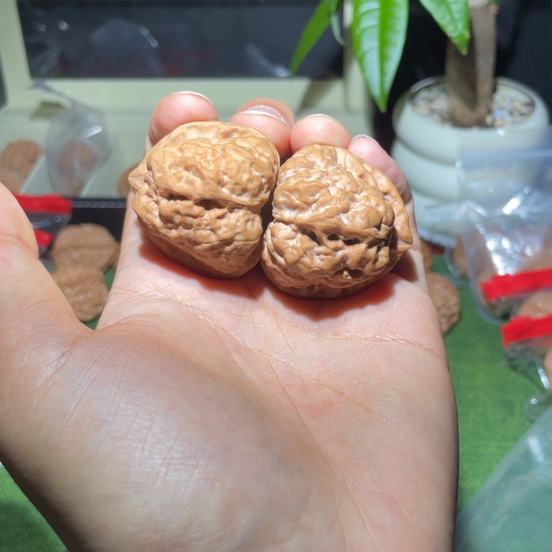 把件文玩核桃40三角蛙