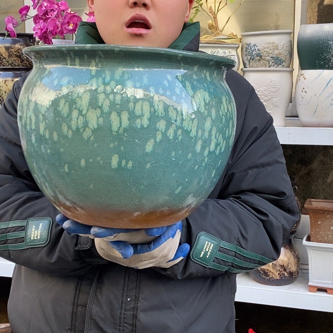 花盆紫砂口30高25福利