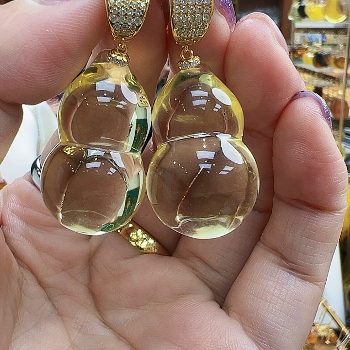 琥珀未镶嵌珠宝奇石