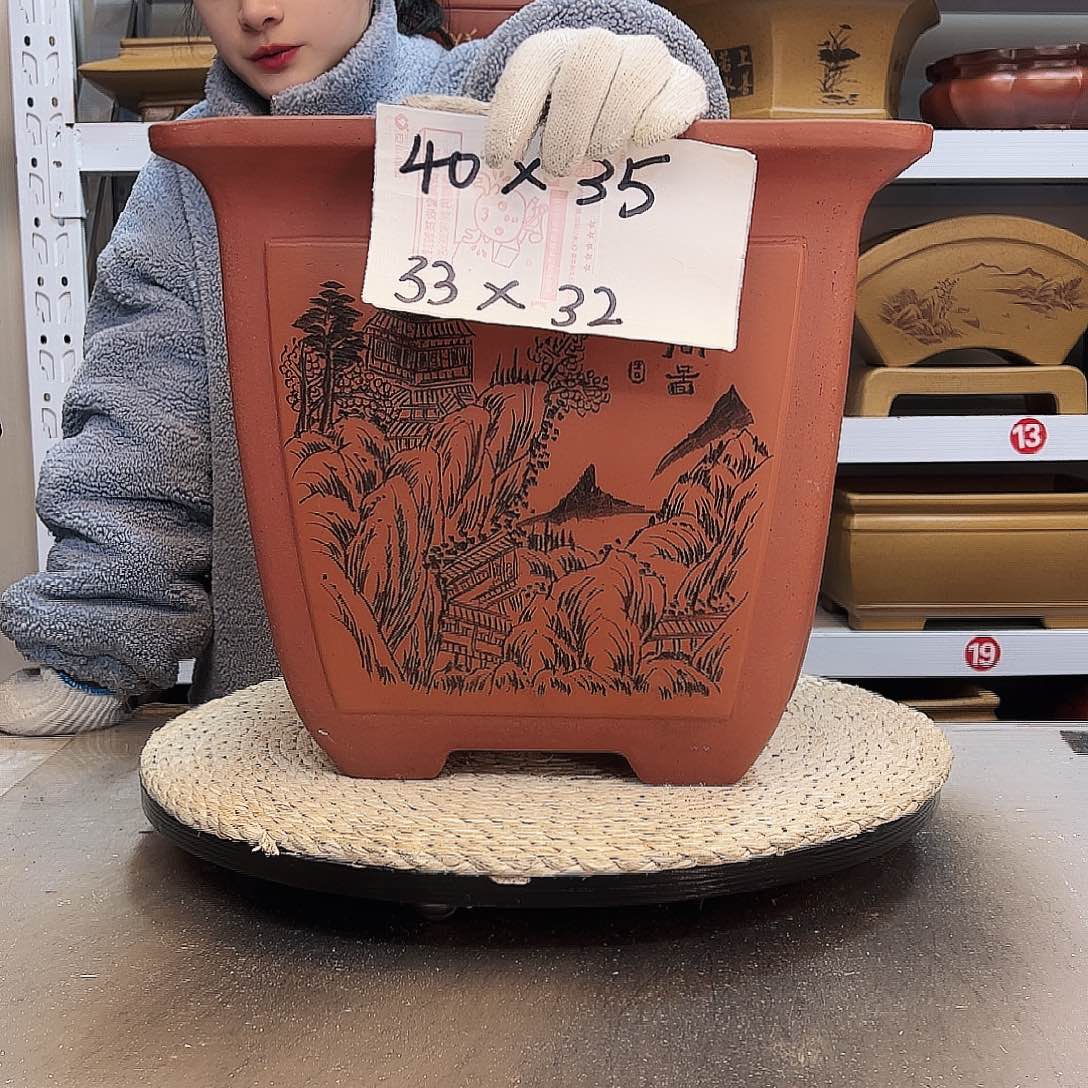 紫砂花盆紫砂花盆