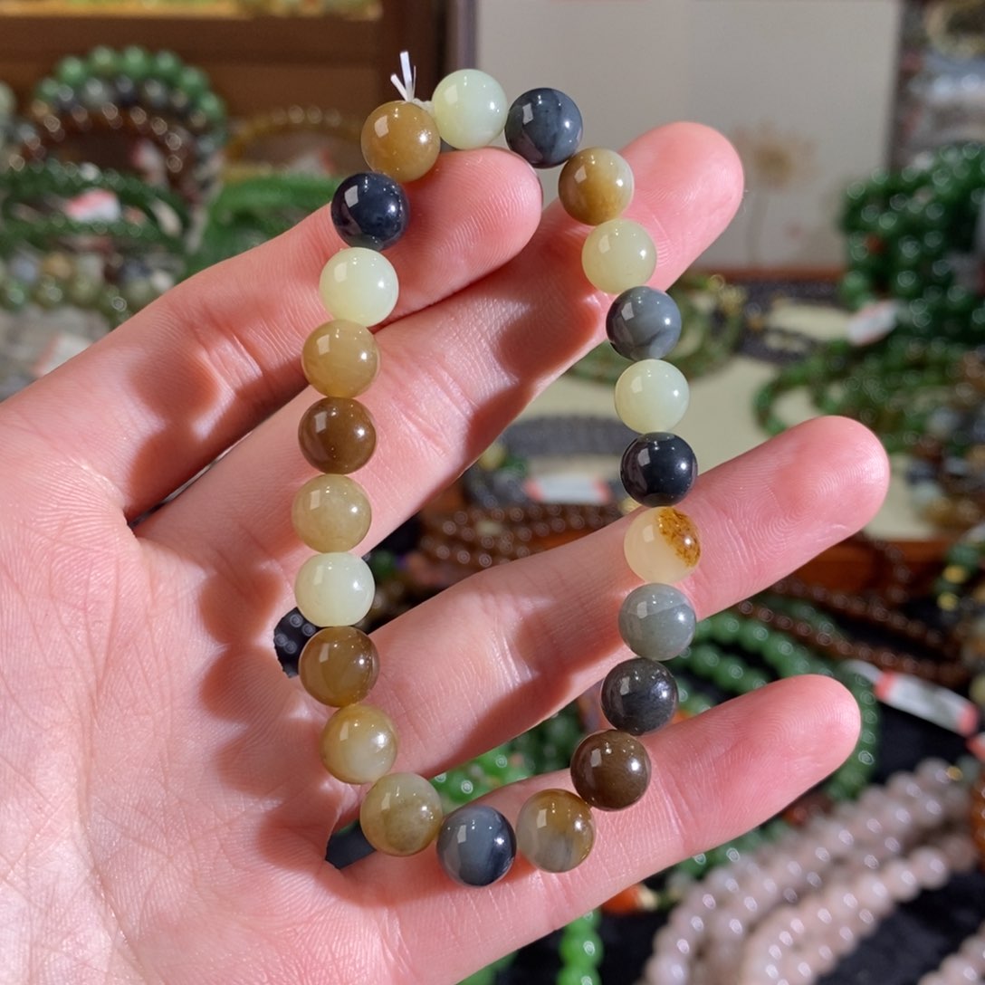 和田玉手链未镶嵌