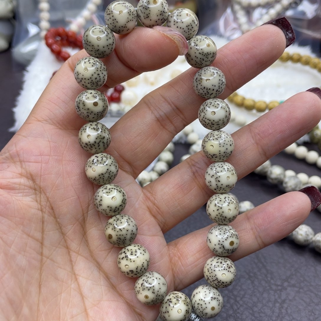星月菩提手串卡11正月留白小细星圆珠