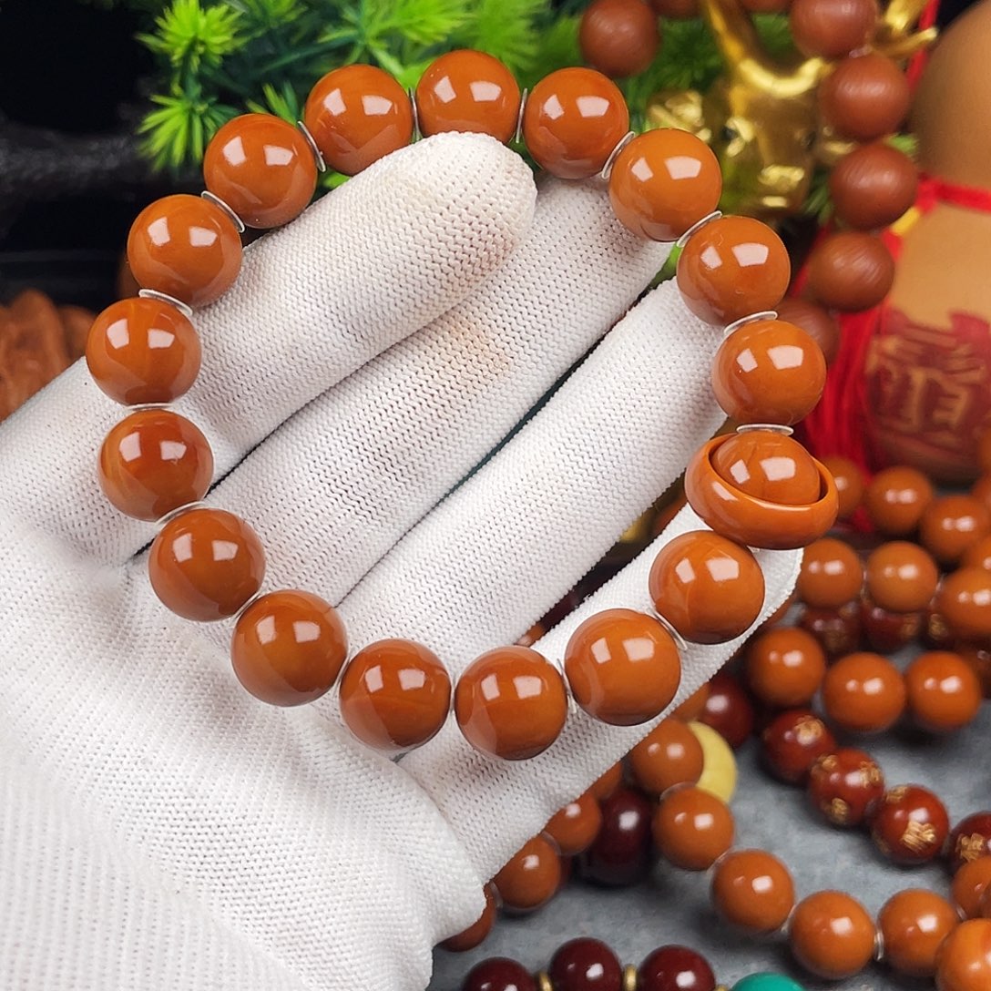 家***力手串橄榄核1.25小红核精品橄榄核正圆