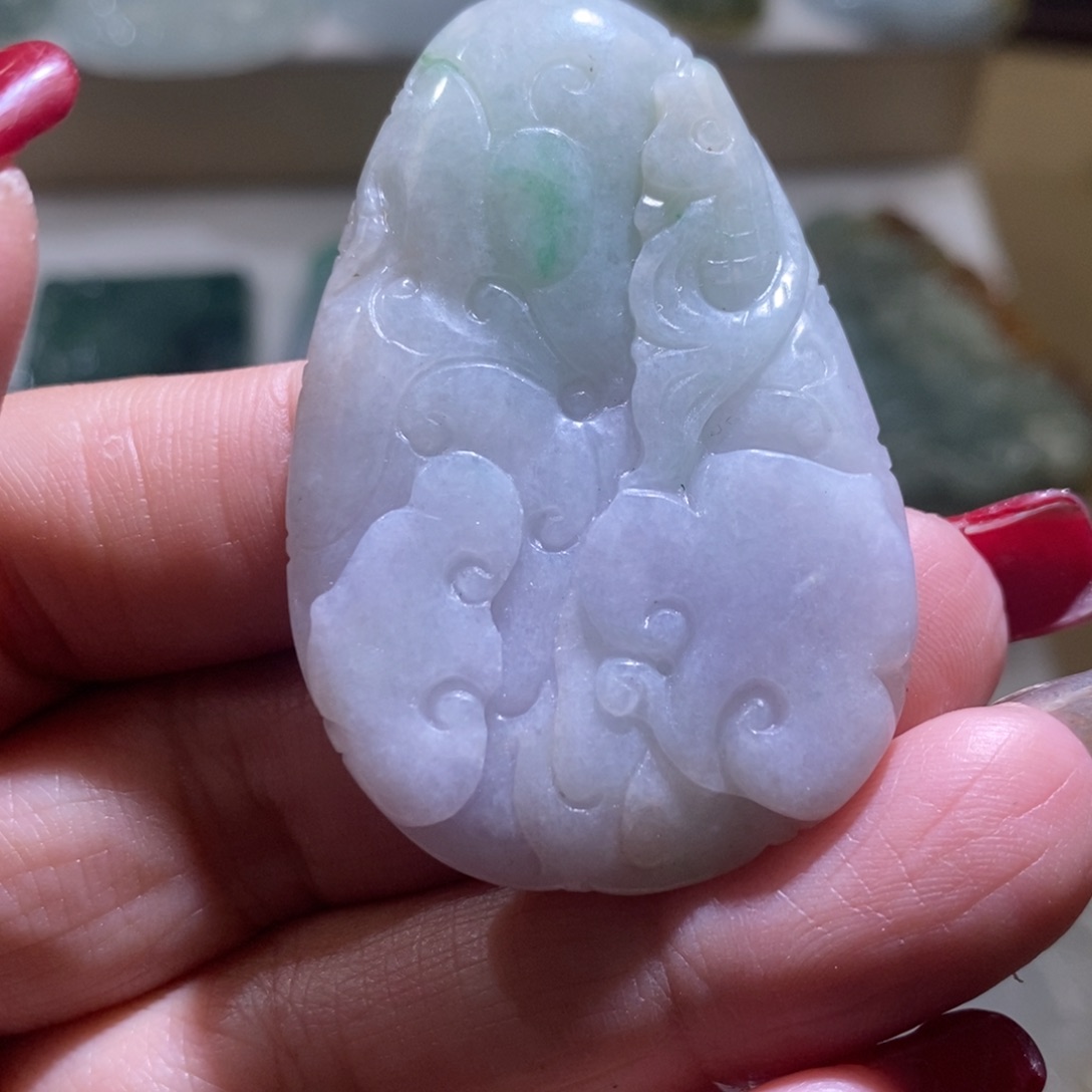 【闪购商品】翡翠颈饰未镶嵌鱼